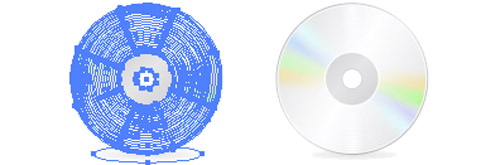 vector CD illustration