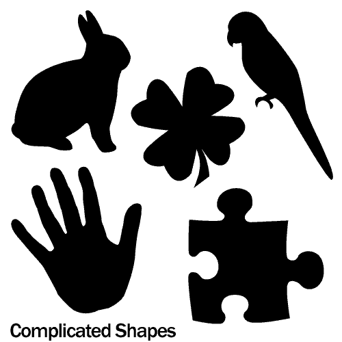 complicated shapes