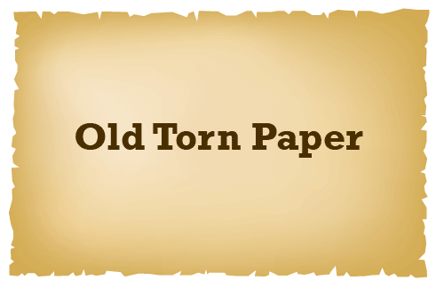 old torn paper vector