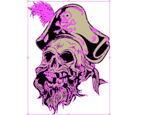 vector skull emblem