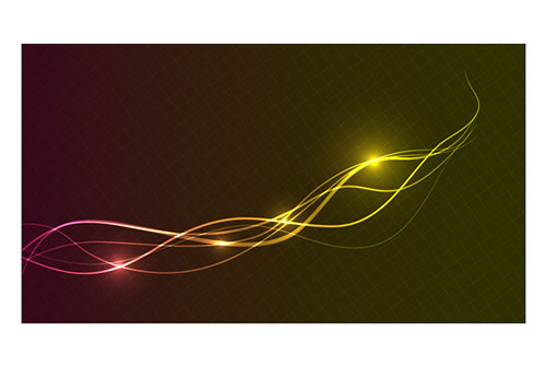 abstract wave lines
