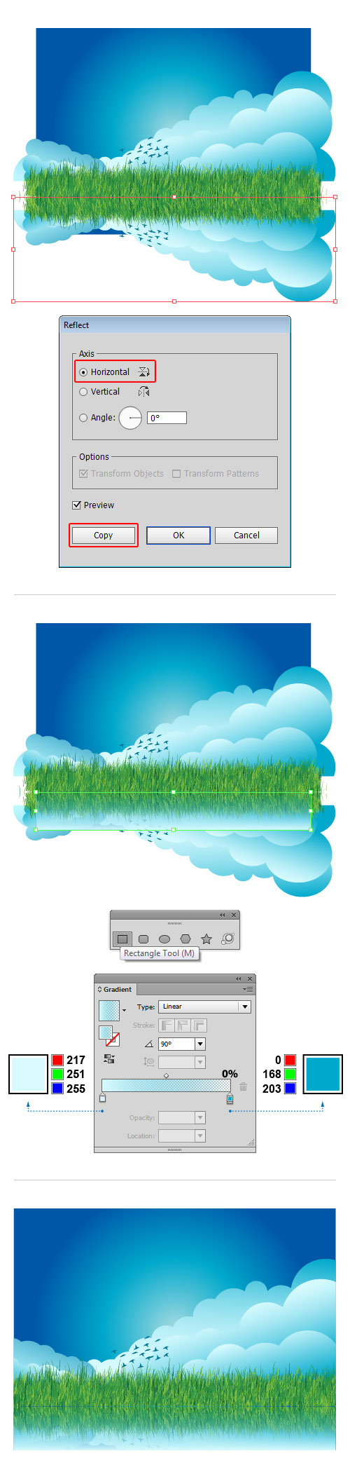 cloud grass background