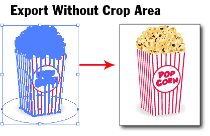 Export without crop