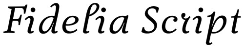 fidelia script