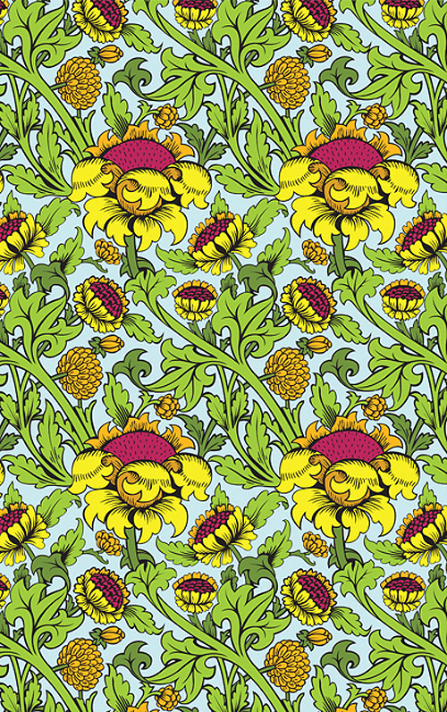 morris floral pattern wey