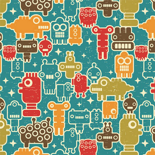 seamless patterns with robots
