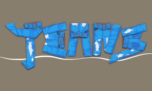 jeans-text-effect