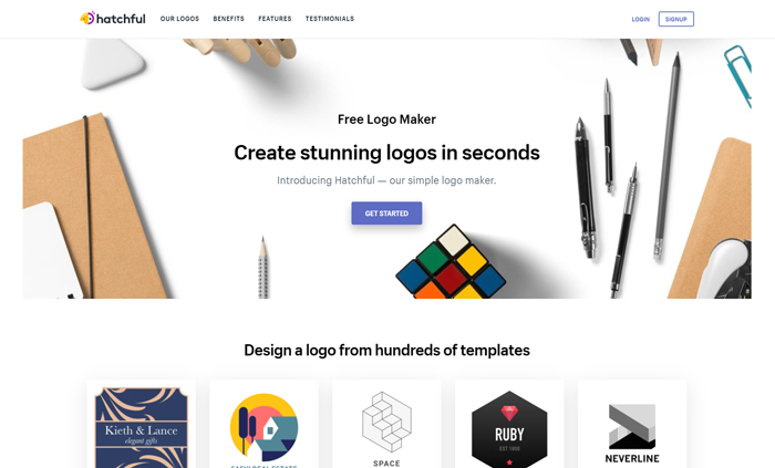 best free logo maker generators hatchful by shopify