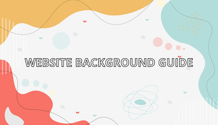 background design guide beginners featured image with text