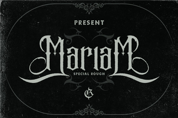best old english fonts mariam